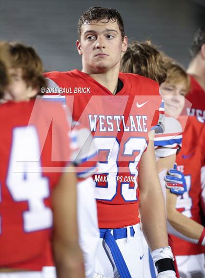 Thumbnail 1 in Westlake vs Cibolo Steele (UIL 6A Area Playoff) photogallery.