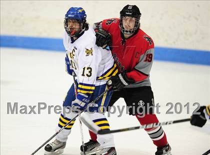 Thumbnail 3 in NFA/St. Bernard/Bacon Academy vs. Newington/Berlin (CIAC Division III Semifinal) photogallery.