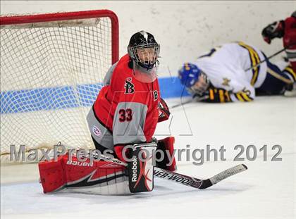 Thumbnail 3 in NFA/St. Bernard/Bacon Academy vs. Newington/Berlin (CIAC Division III Semifinal) photogallery.
