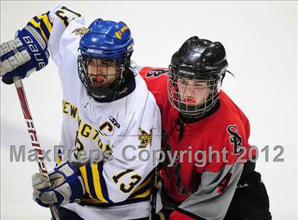 Thumbnail 2 in NFA/St. Bernard/Bacon Academy vs. Newington/Berlin (CIAC Division III Semifinal) photogallery.