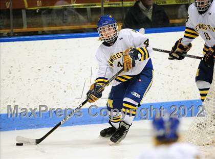 Thumbnail 3 in NFA/St. Bernard/Bacon Academy vs. Newington/Berlin (CIAC Division III Semifinal) photogallery.