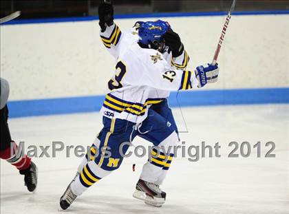 Thumbnail 3 in NFA/St. Bernard/Bacon Academy vs. Newington/Berlin (CIAC Division III Semifinal) photogallery.