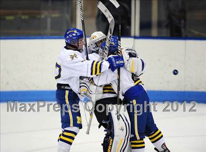 Thumbnail 3 in NFA/St. Bernard/Bacon Academy vs. Newington/Berlin (CIAC Division III Semifinal) photogallery.