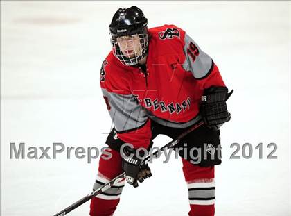 Thumbnail 3 in NFA/St. Bernard/Bacon Academy vs. Newington/Berlin (CIAC Division III Semifinal) photogallery.