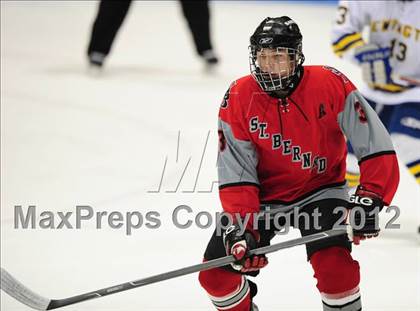 Thumbnail 1 in NFA/St. Bernard/Bacon Academy vs. Newington/Berlin (CIAC Division III Semifinal) photogallery.