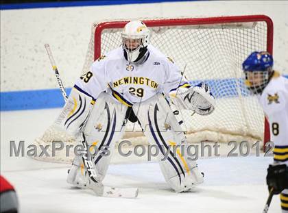 Thumbnail 1 in NFA/St. Bernard/Bacon Academy vs. Newington/Berlin (CIAC Division III Semifinal) photogallery.