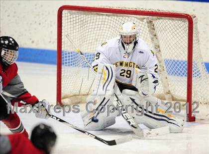 Thumbnail 1 in NFA/St. Bernard/Bacon Academy vs. Newington/Berlin (CIAC Division III Semifinal) photogallery.
