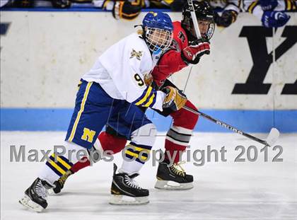 Thumbnail 1 in NFA/St. Bernard/Bacon Academy vs. Newington/Berlin (CIAC Division III Semifinal) photogallery.