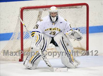 Thumbnail 3 in NFA/St. Bernard/Bacon Academy vs. Newington/Berlin (CIAC Division III Semifinal) photogallery.