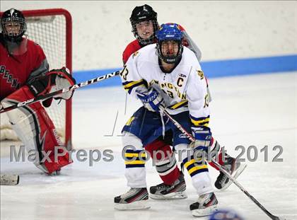 Thumbnail 2 in NFA/St. Bernard/Bacon Academy vs. Newington/Berlin (CIAC Division III Semifinal) photogallery.