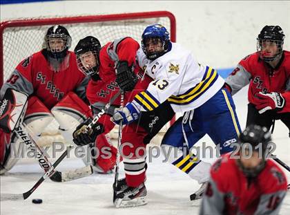 Thumbnail 1 in NFA/St. Bernard/Bacon Academy vs. Newington/Berlin (CIAC Division III Semifinal) photogallery.