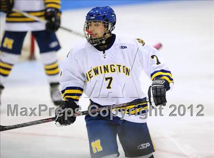Thumbnail 3 in NFA/St. Bernard/Bacon Academy vs. Newington/Berlin (CIAC Division III Semifinal) photogallery.