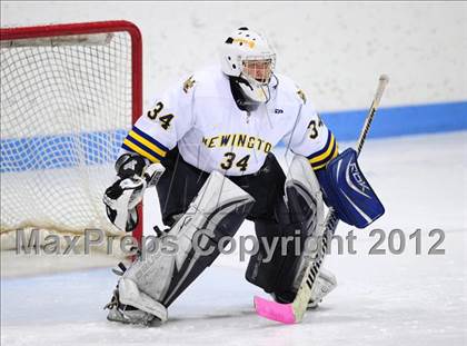 Thumbnail 3 in NFA/St. Bernard/Bacon Academy vs. Newington/Berlin (CIAC Division III Semifinal) photogallery.