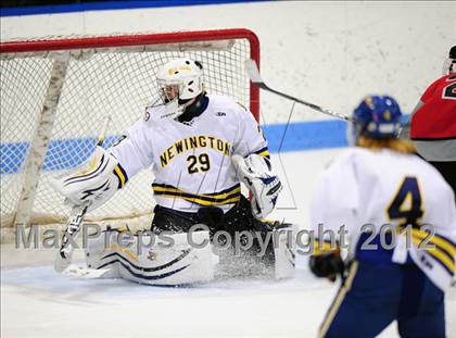 Thumbnail 2 in NFA/St. Bernard/Bacon Academy vs. Newington/Berlin (CIAC Division III Semifinal) photogallery.