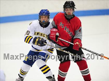 Thumbnail 3 in NFA/St. Bernard/Bacon Academy vs. Newington/Berlin (CIAC Division III Semifinal) photogallery.