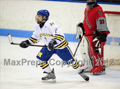 Thumbnail 2 in NFA/St. Bernard/Bacon Academy vs. Newington/Berlin (CIAC Division III Semifinal) photogallery.