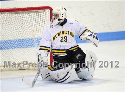 Thumbnail 2 in NFA/St. Bernard/Bacon Academy vs. Newington/Berlin (CIAC Division III Semifinal) photogallery.