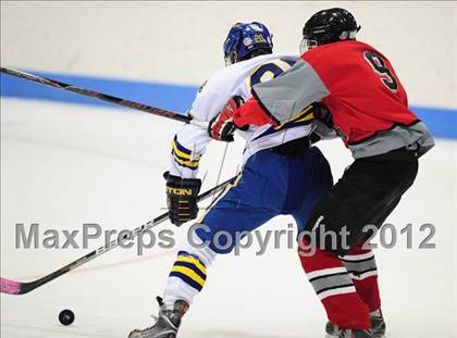 Thumbnail 3 in NFA/St. Bernard/Bacon Academy vs. Newington/Berlin (CIAC Division III Semifinal) photogallery.