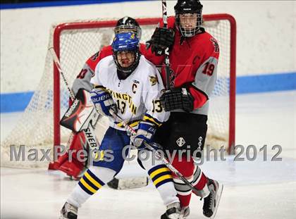 Thumbnail 1 in NFA/St. Bernard/Bacon Academy vs. Newington/Berlin (CIAC Division III Semifinal) photogallery.