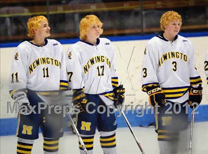 Thumbnail 3 in NFA/St. Bernard/Bacon Academy vs. Newington/Berlin (CIAC Division III Semifinal) photogallery.