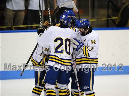 Thumbnail 3 in NFA/St. Bernard/Bacon Academy vs. Newington/Berlin (CIAC Division III Semifinal) photogallery.