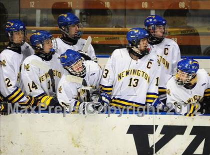 Thumbnail 2 in NFA/St. Bernard/Bacon Academy vs. Newington/Berlin (CIAC Division III Semifinal) photogallery.