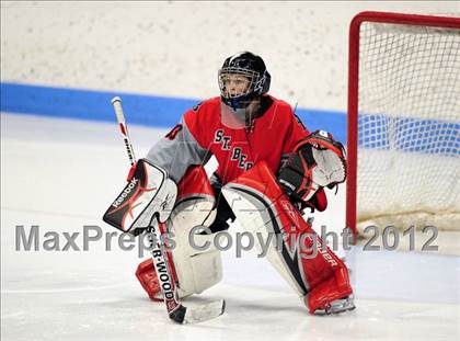 Thumbnail 2 in NFA/St. Bernard/Bacon Academy vs. Newington/Berlin (CIAC Division III Semifinal) photogallery.