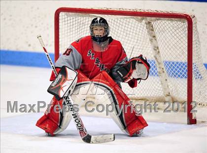 Thumbnail 1 in NFA/St. Bernard/Bacon Academy vs. Newington/Berlin (CIAC Division III Semifinal) photogallery.