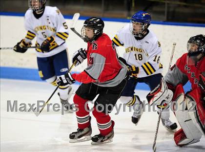 Thumbnail 3 in NFA/St. Bernard/Bacon Academy vs. Newington/Berlin (CIAC Division III Semifinal) photogallery.