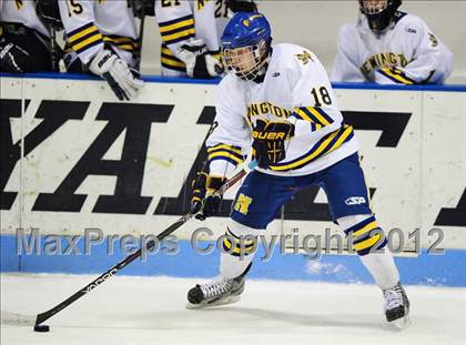 Thumbnail 3 in NFA/St. Bernard/Bacon Academy vs. Newington/Berlin (CIAC Division III Semifinal) photogallery.