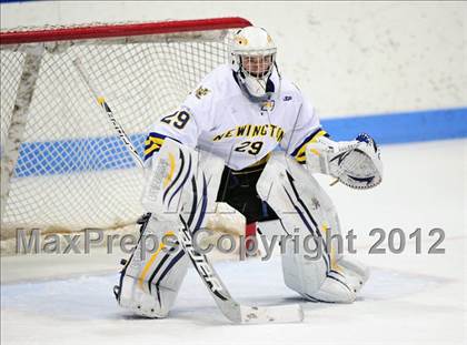 Thumbnail 2 in NFA/St. Bernard/Bacon Academy vs. Newington/Berlin (CIAC Division III Semifinal) photogallery.