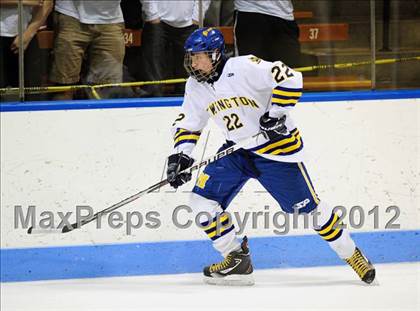 Thumbnail 2 in NFA/St. Bernard/Bacon Academy vs. Newington/Berlin (CIAC Division III Semifinal) photogallery.