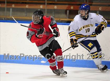 Thumbnail 2 in NFA/St. Bernard/Bacon Academy vs. Newington/Berlin (CIAC Division III Semifinal) photogallery.
