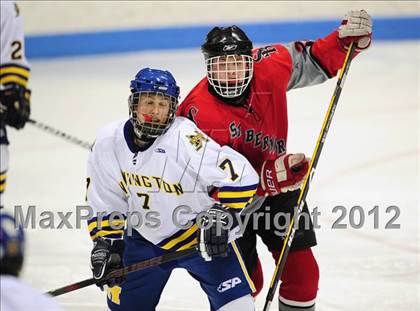 Thumbnail 1 in NFA/St. Bernard/Bacon Academy vs. Newington/Berlin (CIAC Division III Semifinal) photogallery.