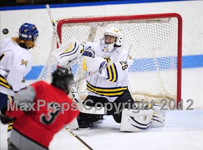 Thumbnail 1 in NFA/St. Bernard/Bacon Academy vs. Newington/Berlin (CIAC Division III Semifinal) photogallery.