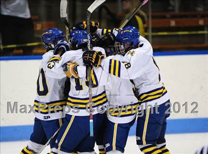 Thumbnail 2 in NFA/St. Bernard/Bacon Academy vs. Newington/Berlin (CIAC Division III Semifinal) photogallery.