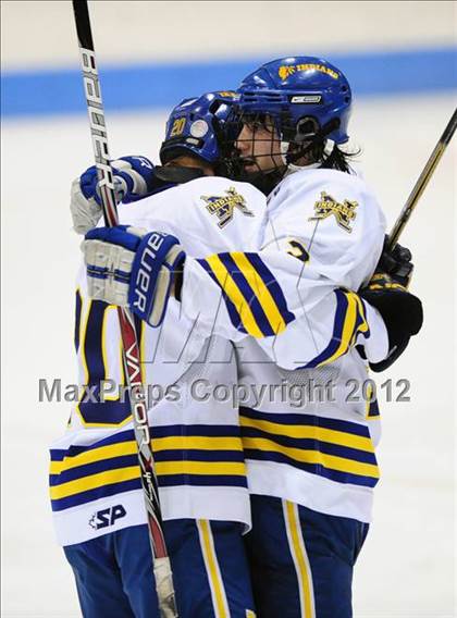 Thumbnail 3 in NFA/St. Bernard/Bacon Academy vs. Newington/Berlin (CIAC Division III Semifinal) photogallery.