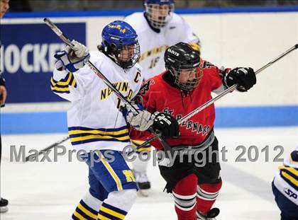 Thumbnail 2 in NFA/St. Bernard/Bacon Academy vs. Newington/Berlin (CIAC Division III Semifinal) photogallery.