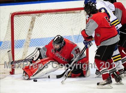 Thumbnail 3 in NFA/St. Bernard/Bacon Academy vs. Newington/Berlin (CIAC Division III Semifinal) photogallery.