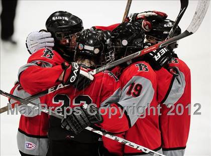 Thumbnail 2 in NFA/St. Bernard/Bacon Academy vs. Newington/Berlin (CIAC Division III Semifinal) photogallery.