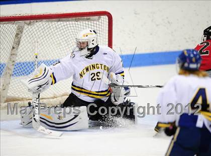 Thumbnail 1 in NFA/St. Bernard/Bacon Academy vs. Newington/Berlin (CIAC Division III Semifinal) photogallery.