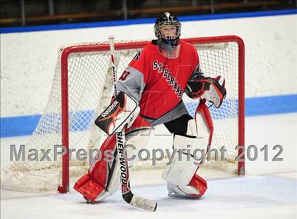 Thumbnail 1 in NFA/St. Bernard/Bacon Academy vs. Newington/Berlin (CIAC Division III Semifinal) photogallery.