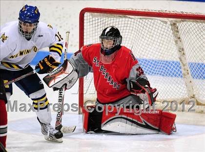 Thumbnail 1 in NFA/St. Bernard/Bacon Academy vs. Newington/Berlin (CIAC Division III Semifinal) photogallery.