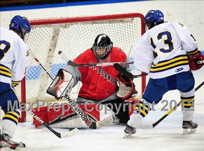 Thumbnail 3 in NFA/St. Bernard/Bacon Academy vs. Newington/Berlin (CIAC Division III Semifinal) photogallery.
