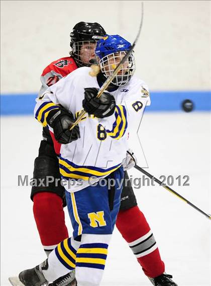 Thumbnail 2 in NFA/St. Bernard/Bacon Academy vs. Newington/Berlin (CIAC Division III Semifinal) photogallery.
