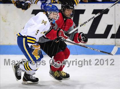 Thumbnail 2 in NFA/St. Bernard/Bacon Academy vs. Newington/Berlin (CIAC Division III Semifinal) photogallery.