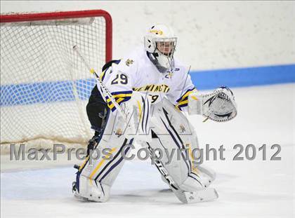 Thumbnail 2 in NFA/St. Bernard/Bacon Academy vs. Newington/Berlin (CIAC Division III Semifinal) photogallery.