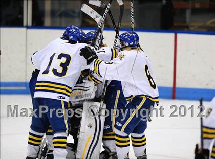 Thumbnail 3 in NFA/St. Bernard/Bacon Academy vs. Newington/Berlin (CIAC Division III Semifinal) photogallery.