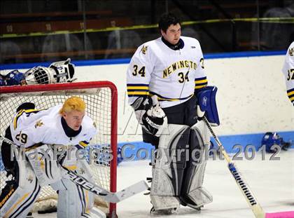 Thumbnail 2 in NFA/St. Bernard/Bacon Academy vs. Newington/Berlin (CIAC Division III Semifinal) photogallery.