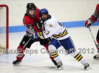 Thumbnail 2 in NFA/St. Bernard/Bacon Academy vs. Newington/Berlin (CIAC Division III Semifinal) photogallery.
